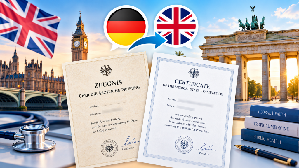 Offizielle Übersetzung ins Englische in Berlin